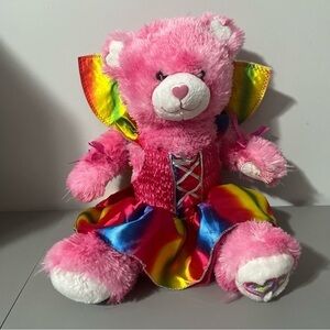 Build-A-Bear Workshop Rainbow Sparkle Rainbow Fairy Retired 17”